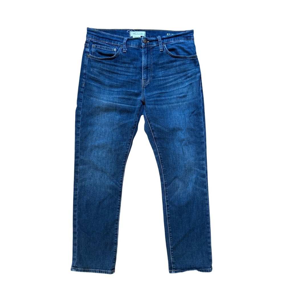 Madewell Slim Jeans Mens‎ Dark Indigo Stretch Denim SIZE 33x30